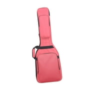 Bass Guitar Bag, Portable Bass Gig Bag Carry Handle Padded Soft Case Electric Guitar Bass Bags Carrying Case, for Classical Guitar Electric pink